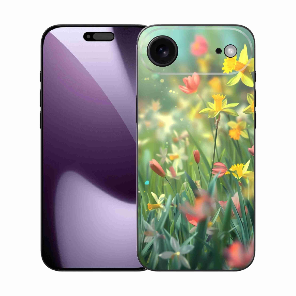 Gél borítás mmCase iPhone 17 Air készülékhez - tavaszi virágok