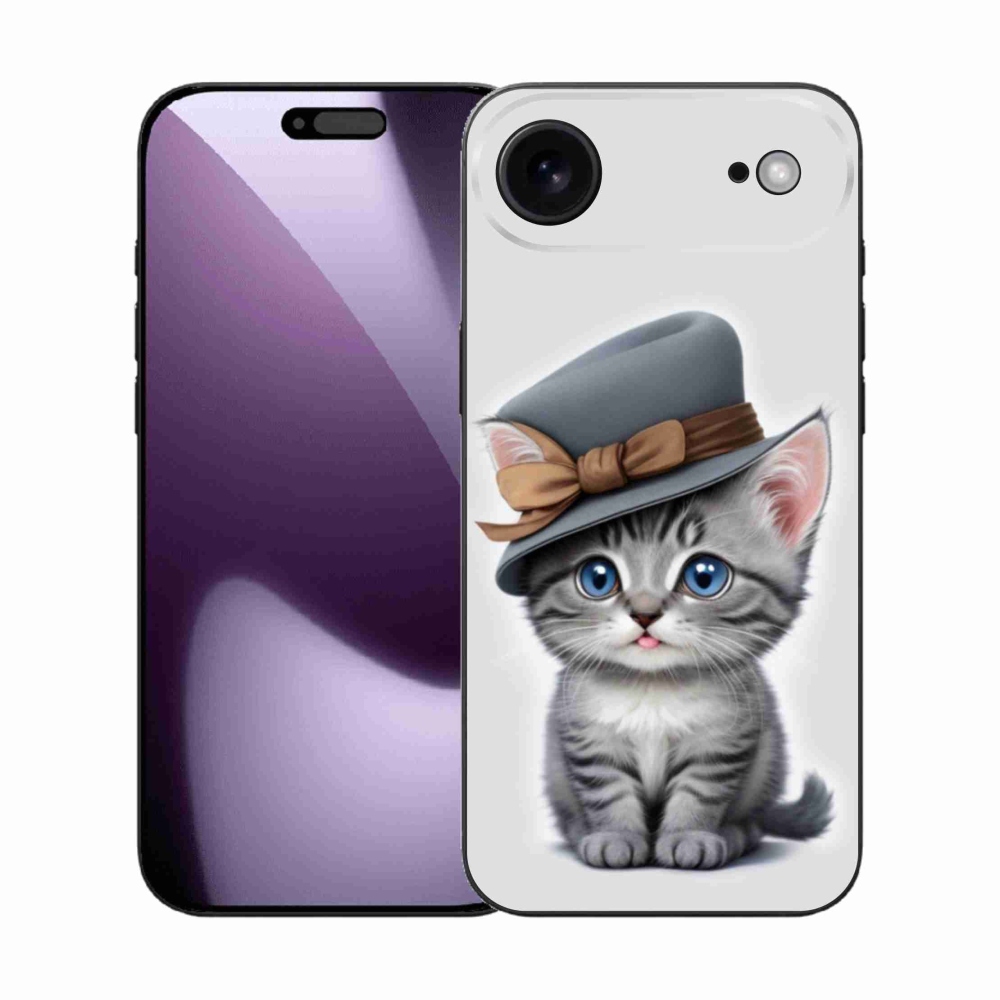 Gél borítás mmCase iPhone 17 Air készülékhez - cica sapkával