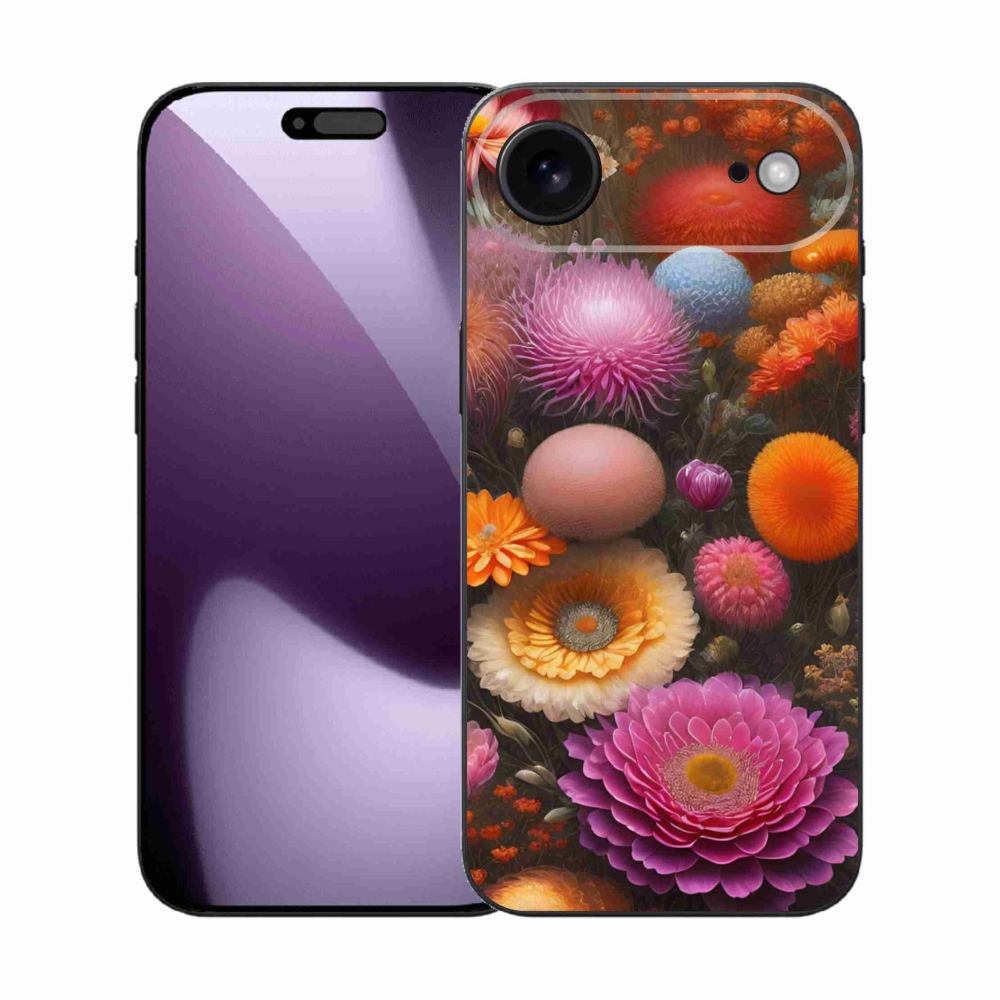 Gél borítás mmCase iPhone 17 Air készülékhez - virágos kompozíció