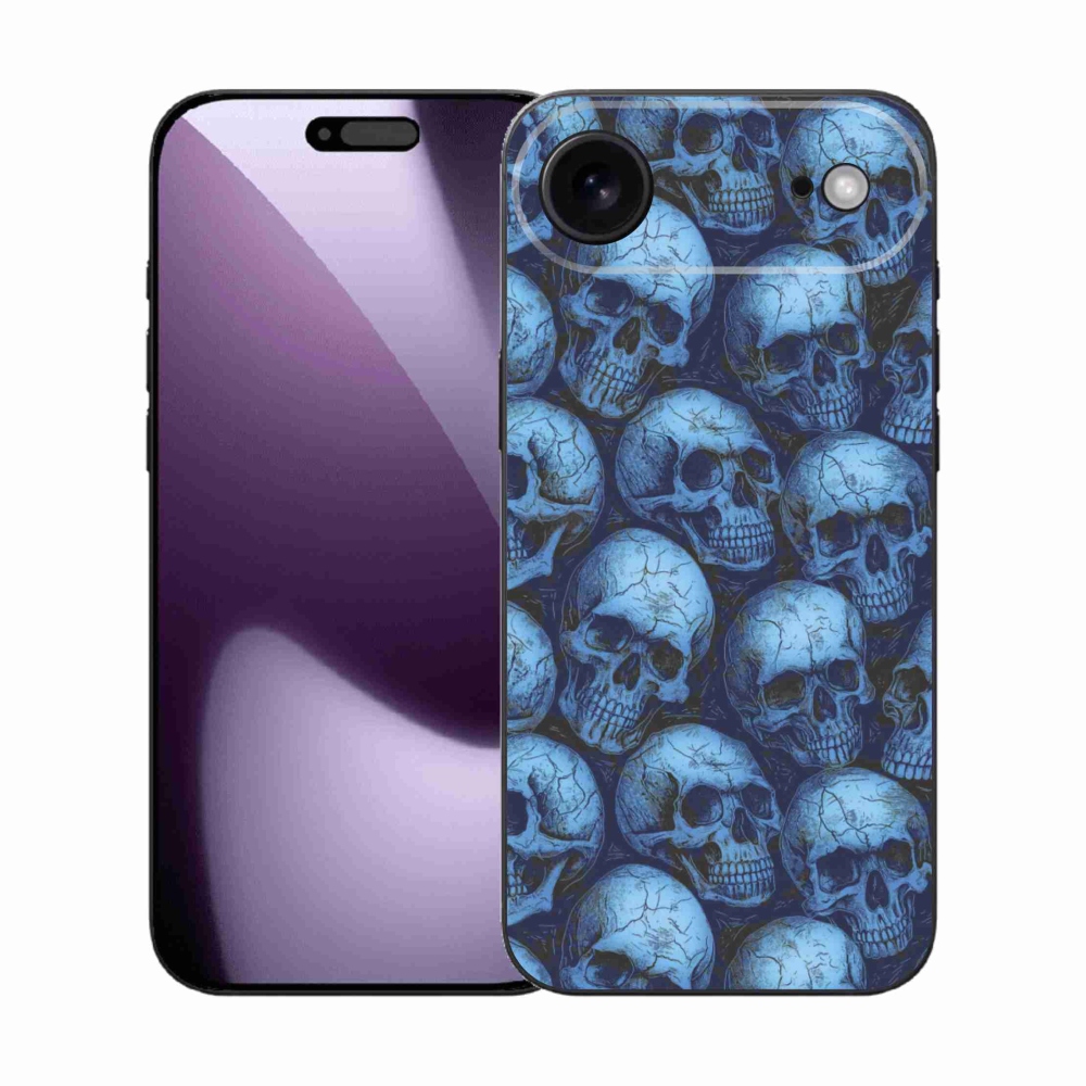 Zselés borítás mmCase iPhone 17 Air készülékhez - koponyák