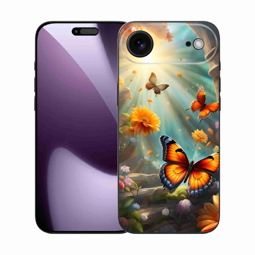 Gél borítás mmCase iPhone 17 Air készülékhez - pillangókert 2