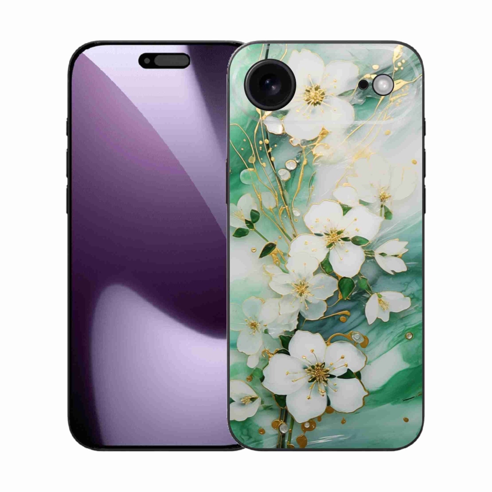 Gél borítás mmCase iPhone 17 Air készülékhez - finom virágok