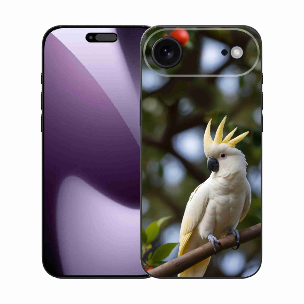 mmCase gél tok az iPhone 17 Air-hez – kakadu papagáj 3