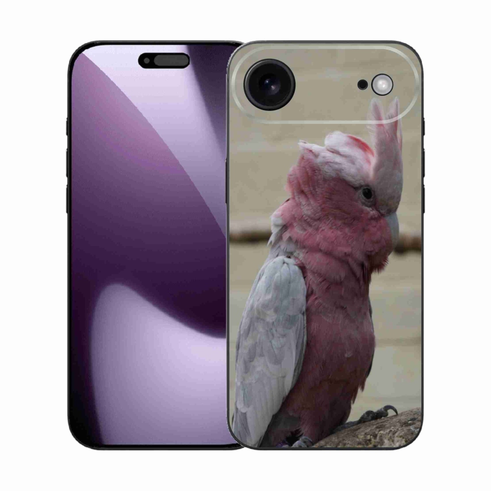 Zselés borítás mmCase iPhone 17 Air készülékhez - papagáj kakadu rózsaszínű