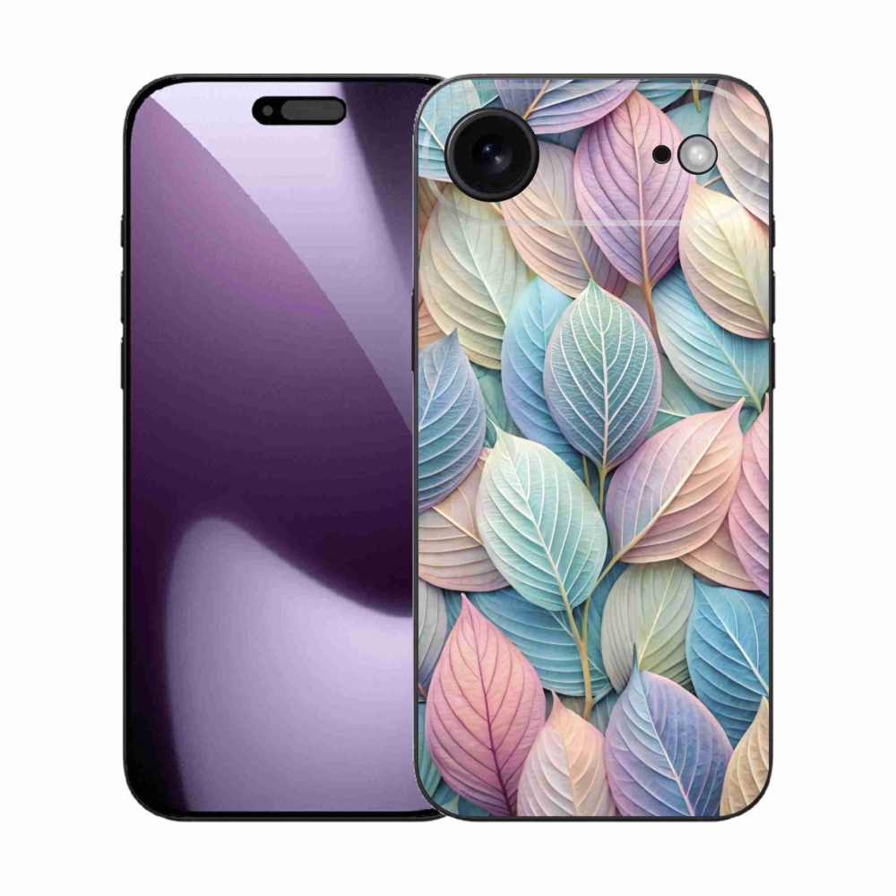 Zselés borítás mmCase iPhone 17 Air készülékhez - pasztell levelek