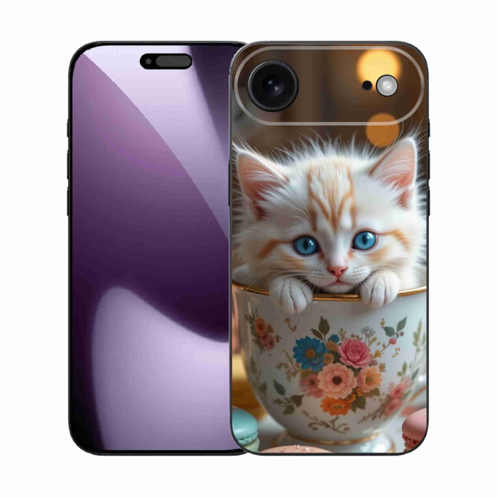 Gél borítás mmCase iPhone 17 Air készülékhez - aranyos cica 6