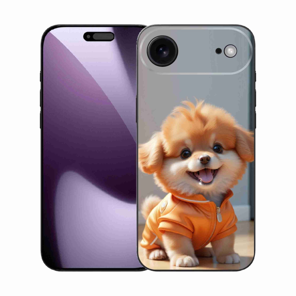 mmCase gél tok az iPhone 17 Air-hez – aranyos pomerániai pulóverben