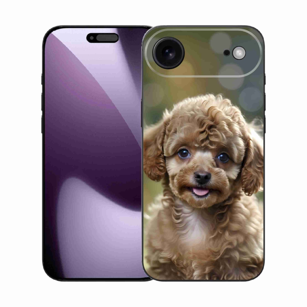 mmCase gél tok az iPhone 17 Air-hez – aranyos pudli