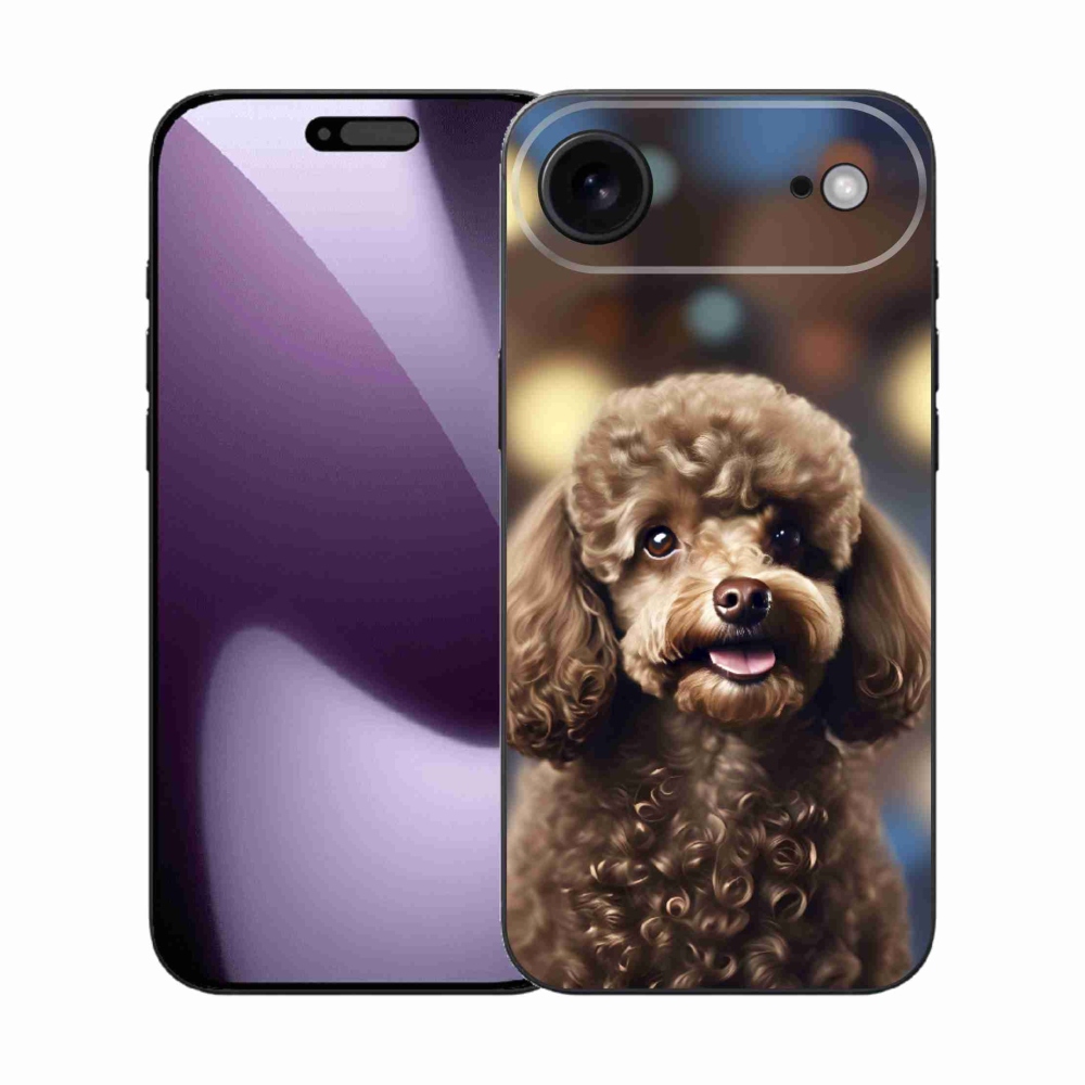 mmCase gél tok az iPhone 17 Air-hez – aranyos pudli