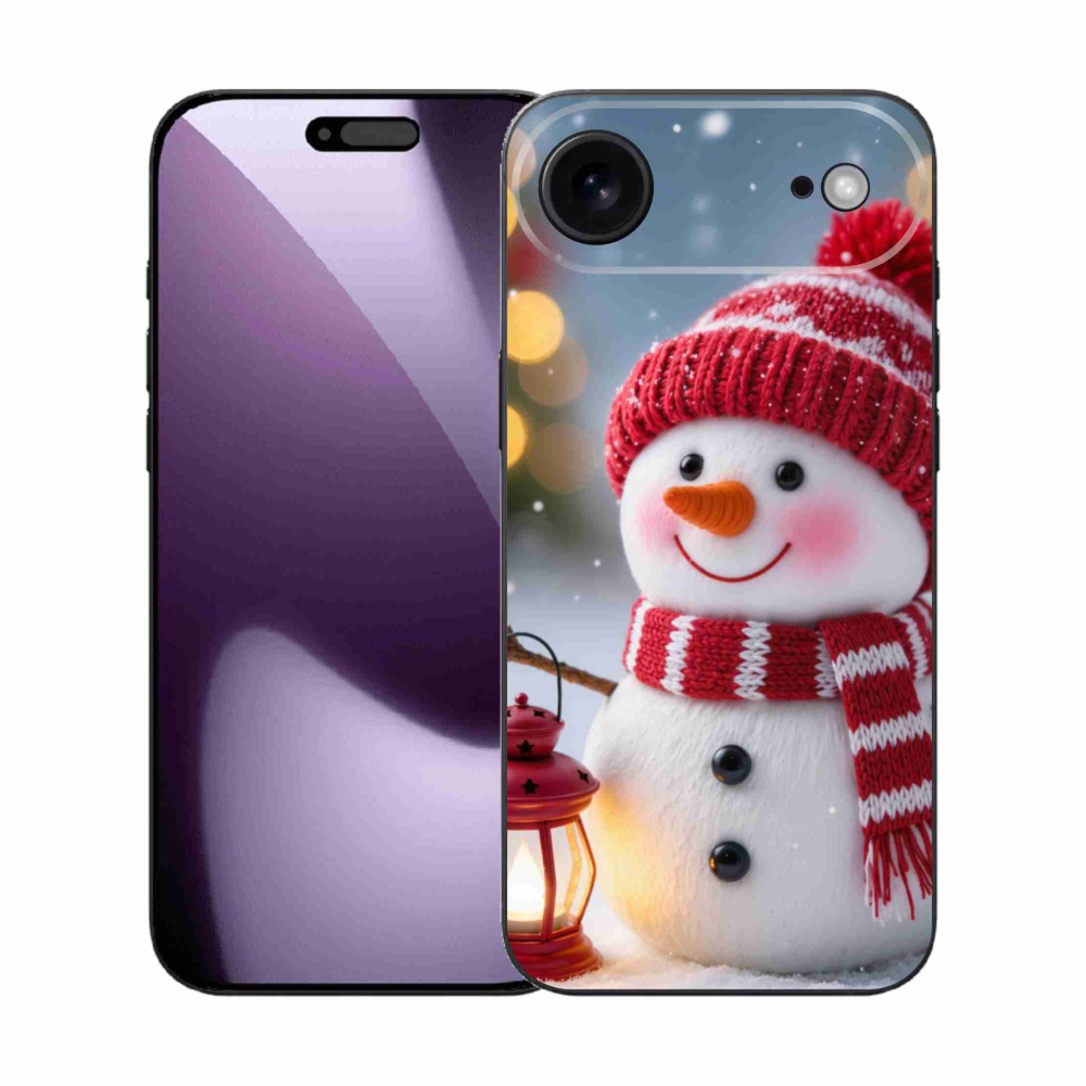 Gél borítás mmCase iPhone 17 Air készülékhez - hóember 2