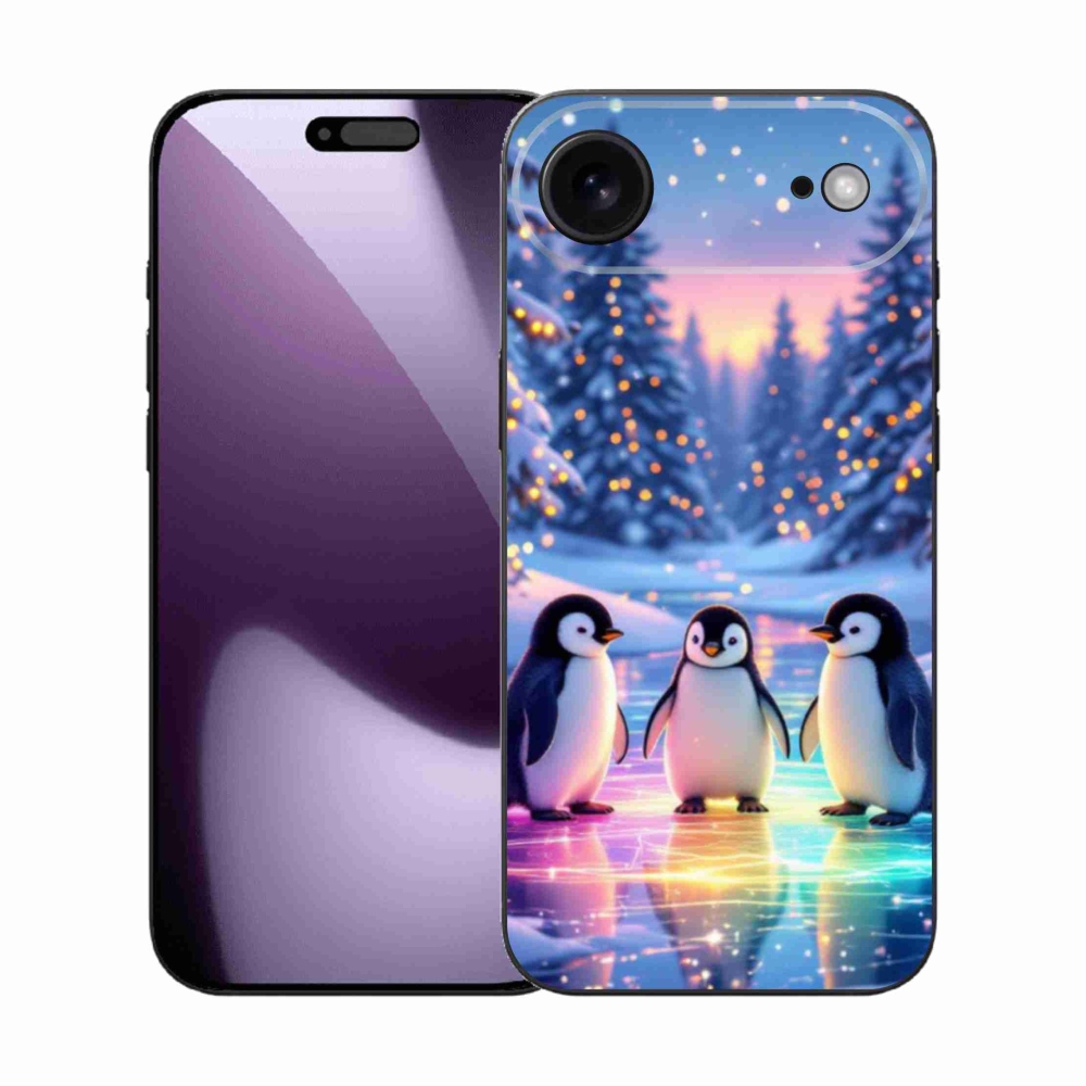 Gél borítás mmCase iPhone 17 Air készülékhez - pingvinek