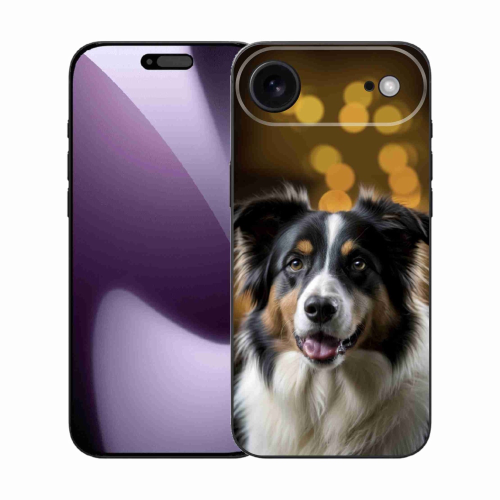 mmCase gél tok az iPhone 17 Air-hez – mosolygós ausztrál juhászkutya