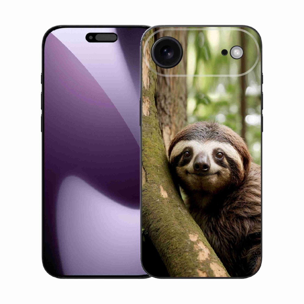 mmCase gél tok az iPhone 17 Air-hez – mosolygós lajhár