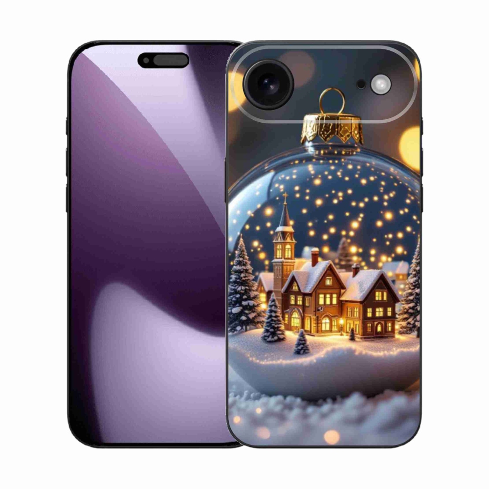 Gél borítás mmCase iPhone 17 Air készülékhez - Karácsonyi golyók 4