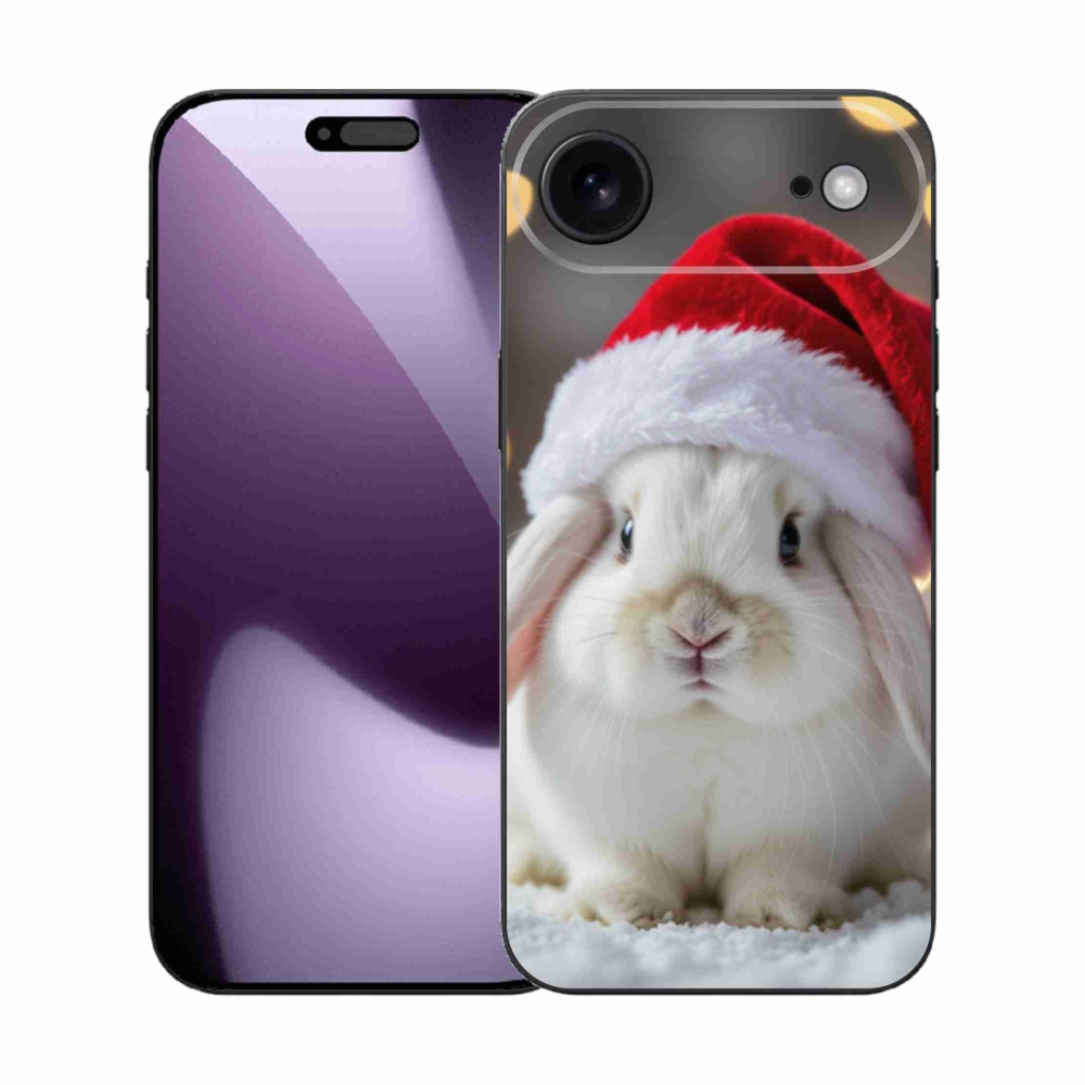 Gél borítás mmCase iPhone 17 Air készülékhez - Karácsonyi nyúl