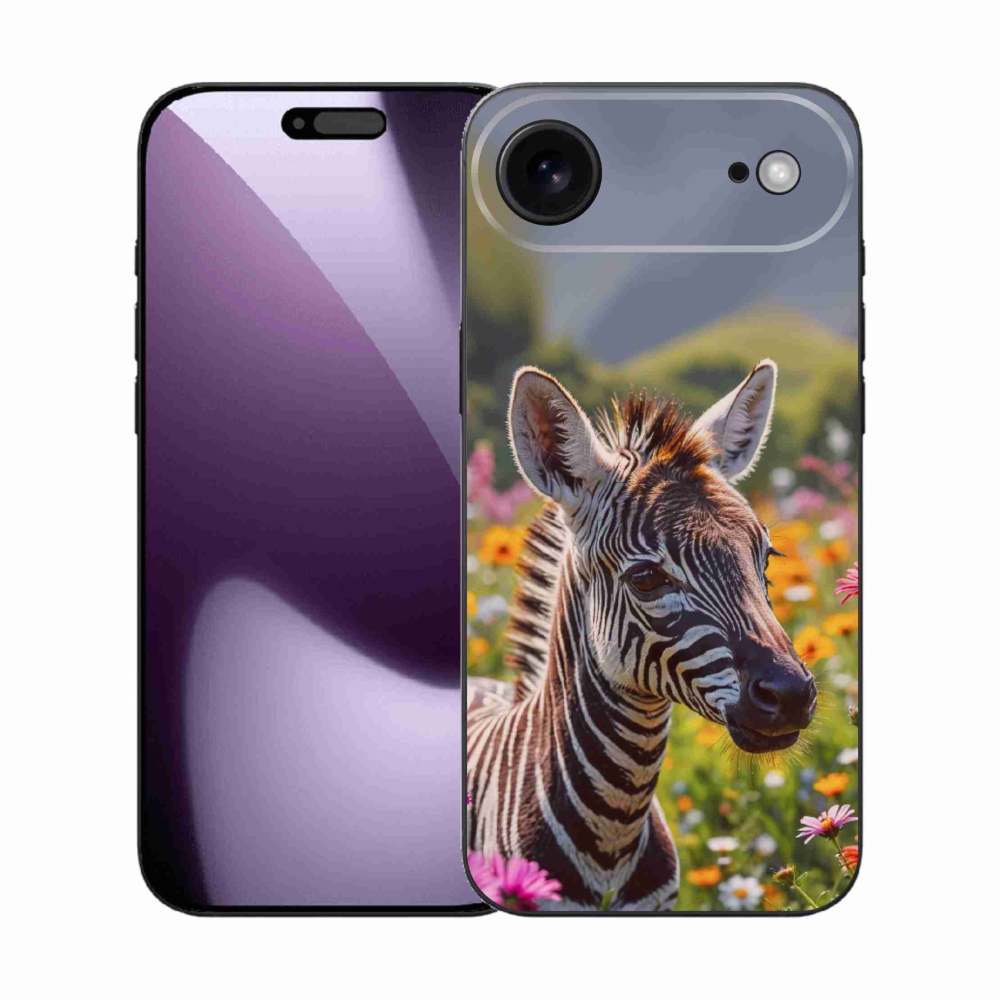 mmCase gél tok az iPhone 17 Air-hez – zebra a réten