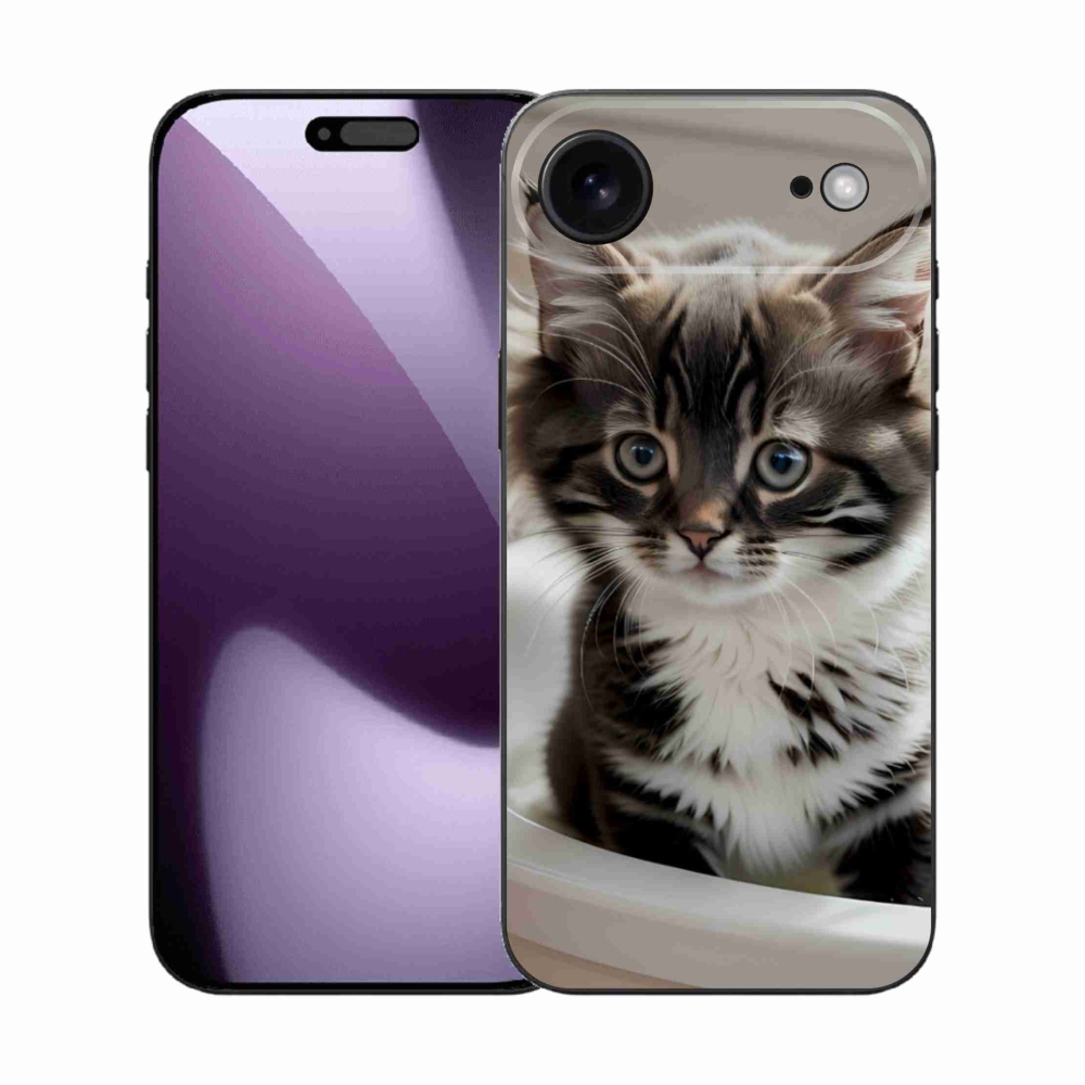 Gél borítás mmCase iPhone 17 Air készülékhez - kíváncsi cica