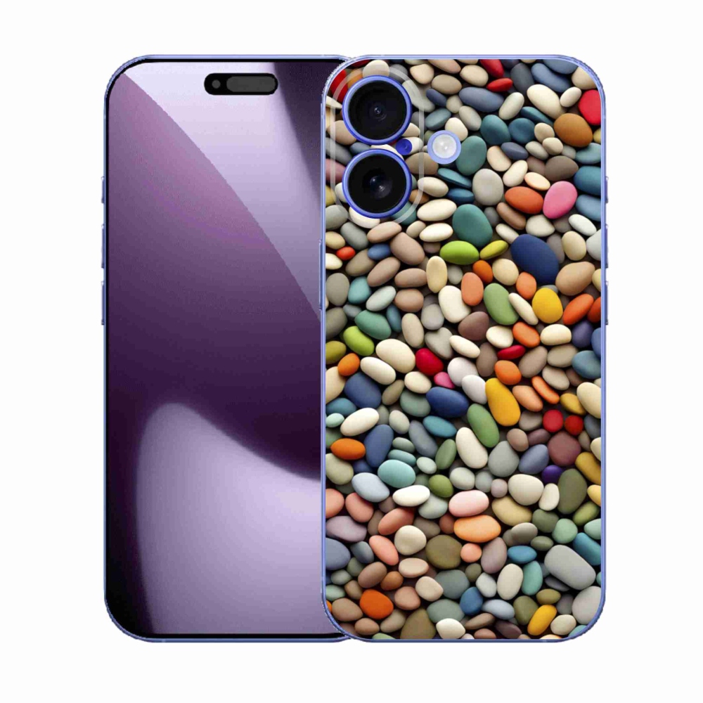 Gél borítás mmCase iPhone 17 készülékhez - színes strasszkövek 2