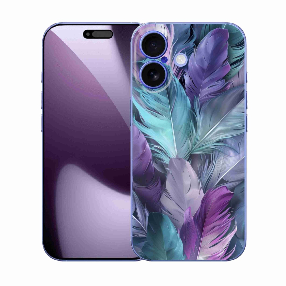 Zselés borítás mmCase iPhone 17 készülékhez - színes toll 2