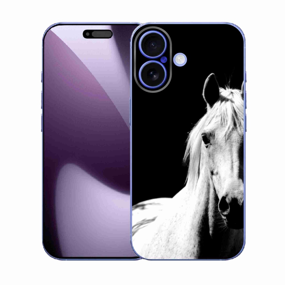 Zselés borítás mmCase iPhone 17 - fehér ló 5