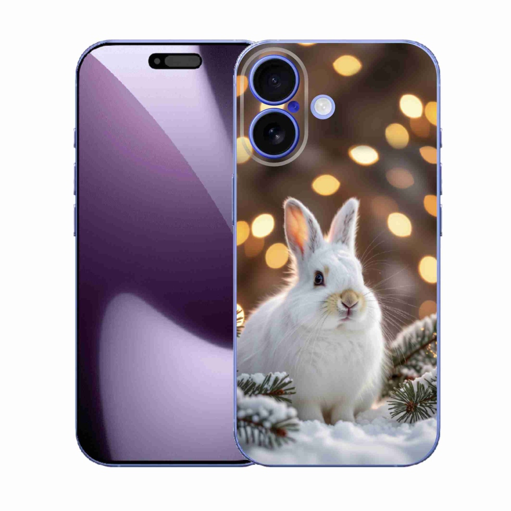 mmCase gél tok az iPhone 17-hez – fehér nyúl