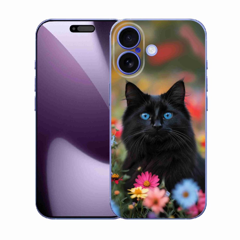 mmCase gél tok az iPhone 17-hez – fekete cica 4