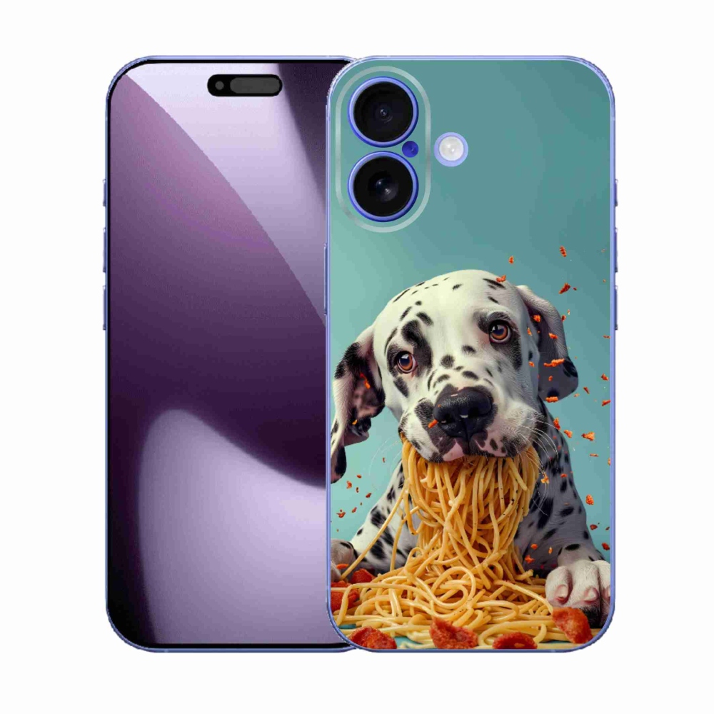 mmCase gél tok az iPhone 17-hez – dalmát és spagetti