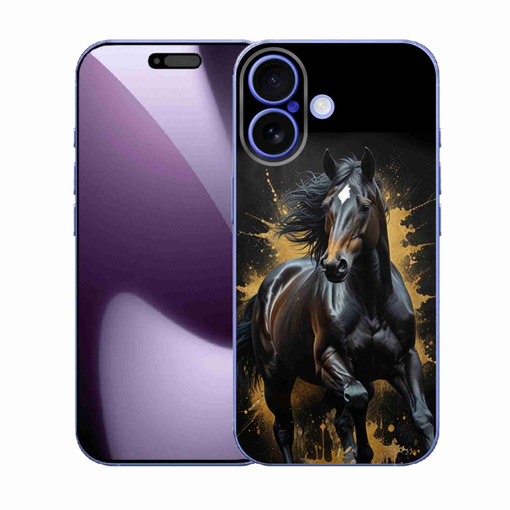 mmCase gél tok az iPhone 17-hez – elegáns fekete csődör