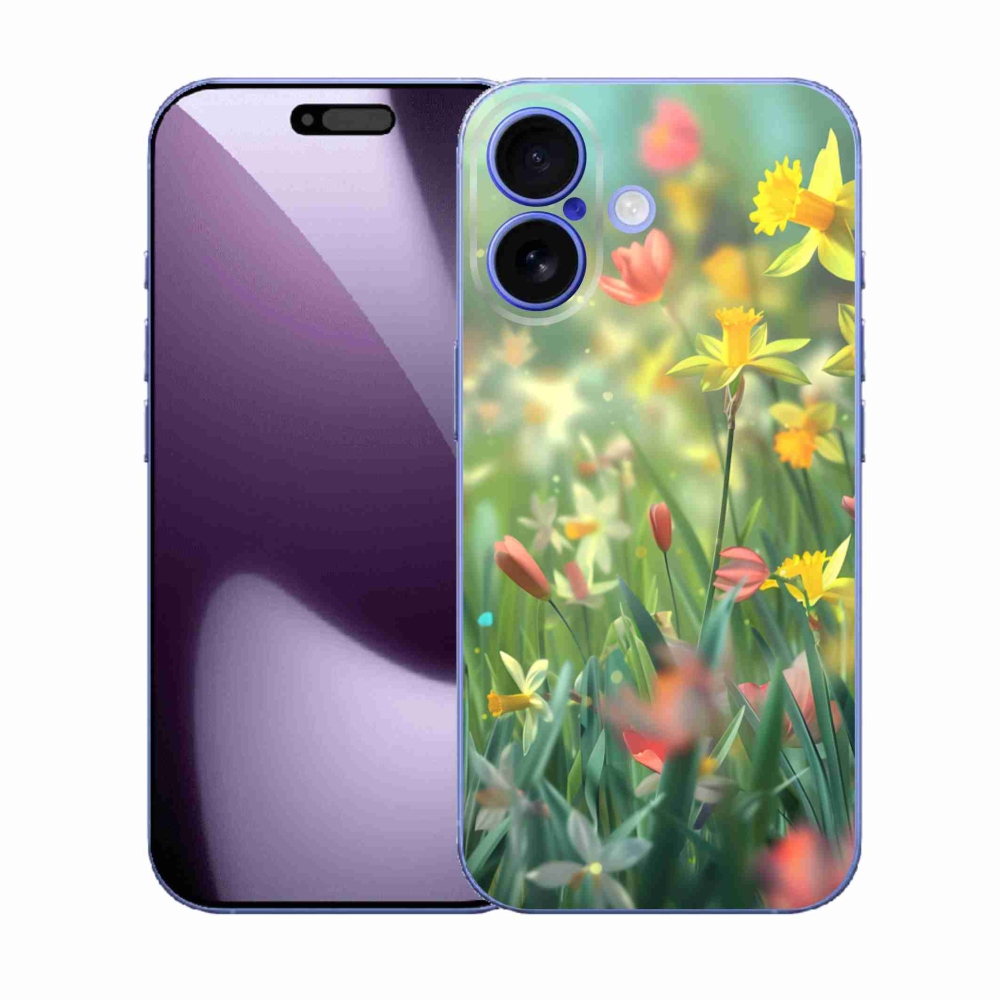 Gél borítás mmCase iPhone 17 készülékhez - tavaszi virágok