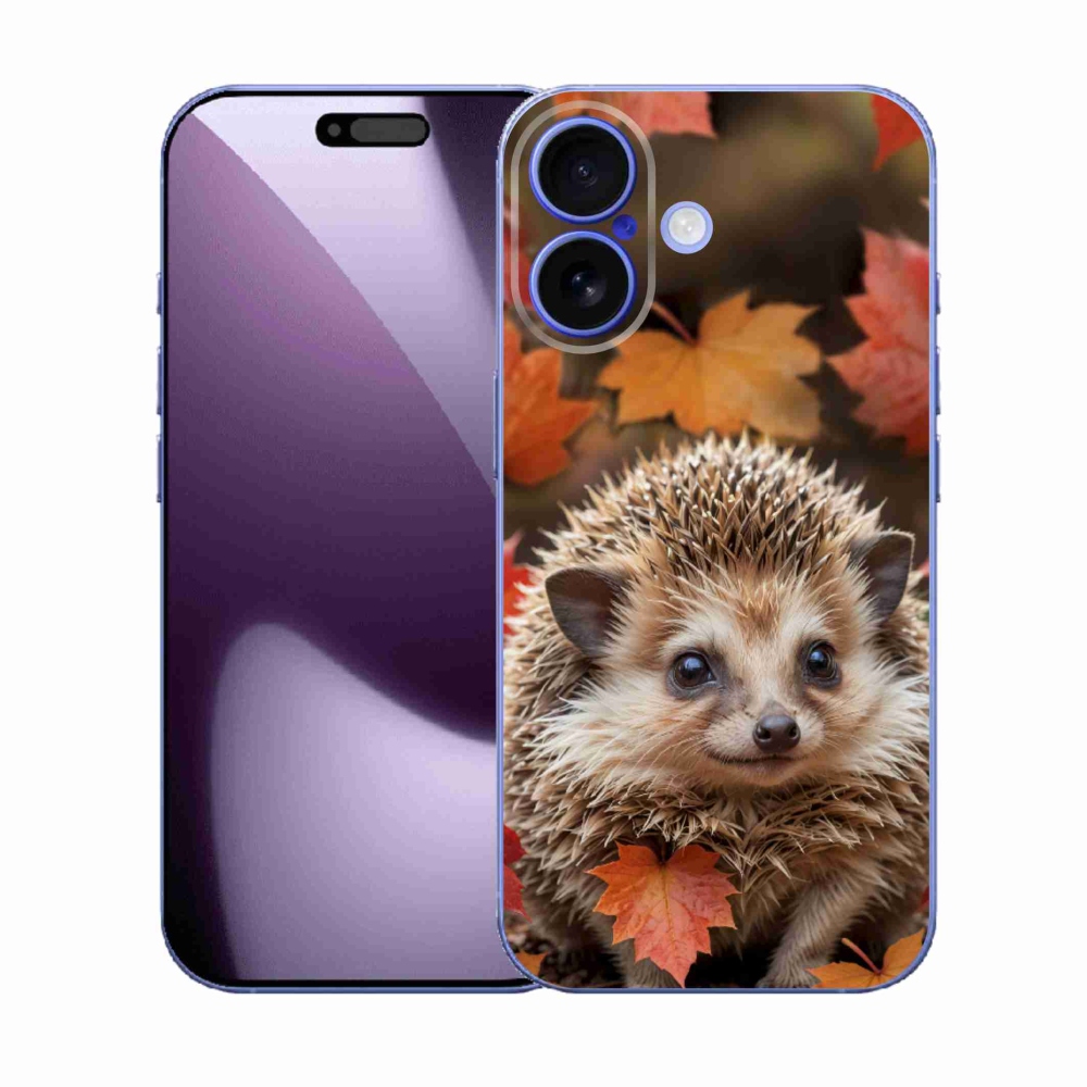 mmCase gél tok az iPhone 17-hez – sün a levelek között