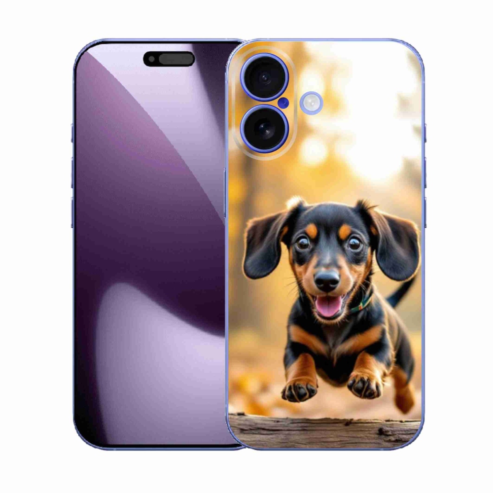 Zselés borítás mmCase iPhone 17 készülékhez - tacskó 2