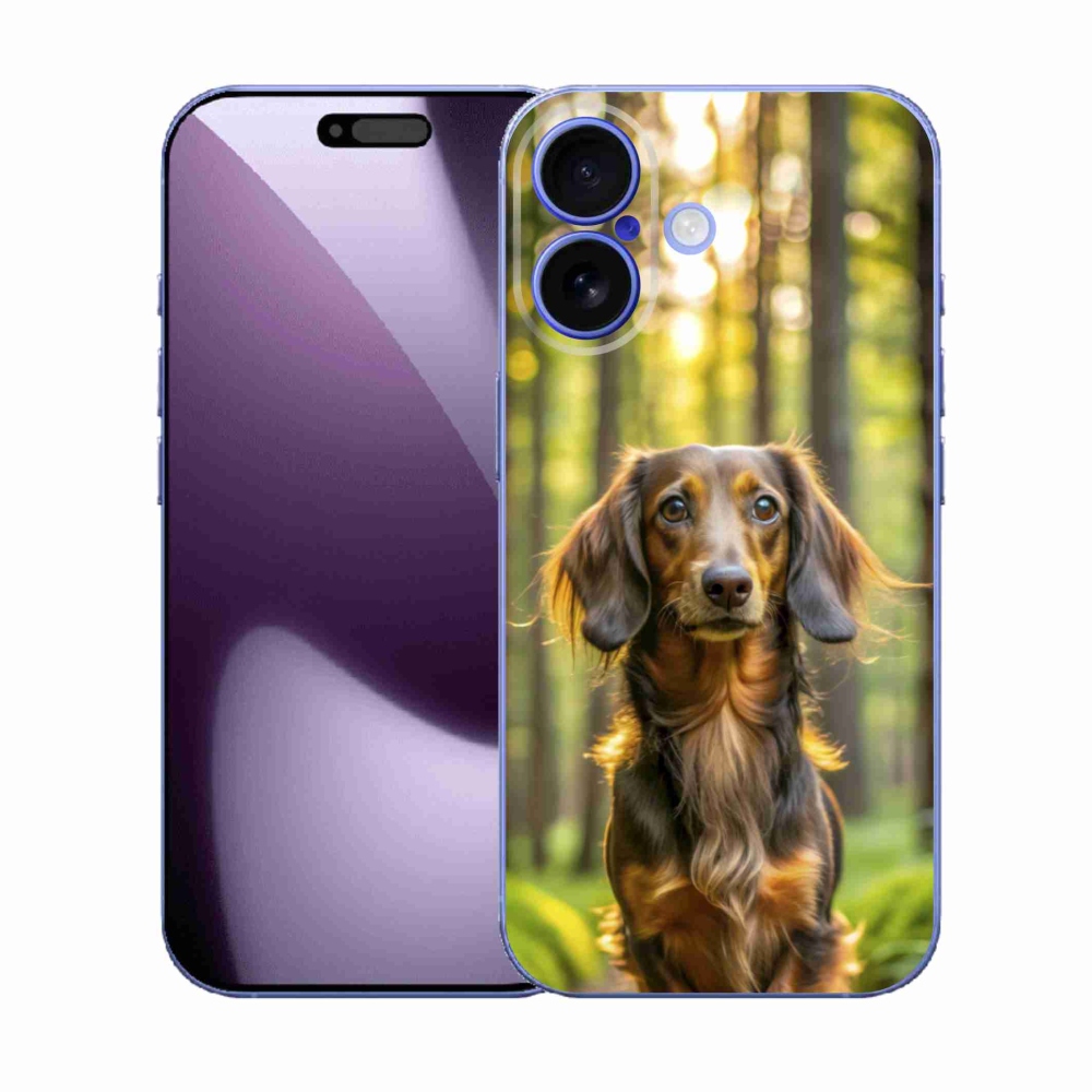 Zselés borítás mmCase iPhone 17 készülékhez - tacskó 4