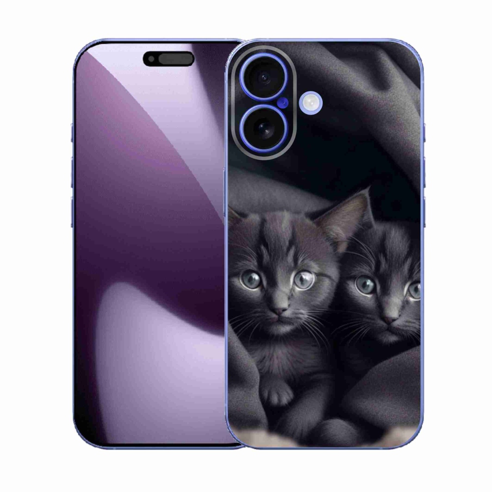 Zselés borítás mmCase iPhone 17 készülékhez - cat duo