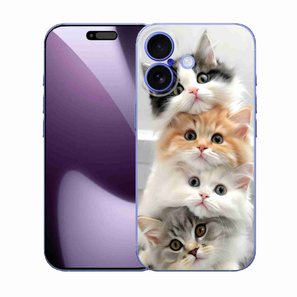 Zselés borítás mmCase iPhone 17 készülékhez - cat group