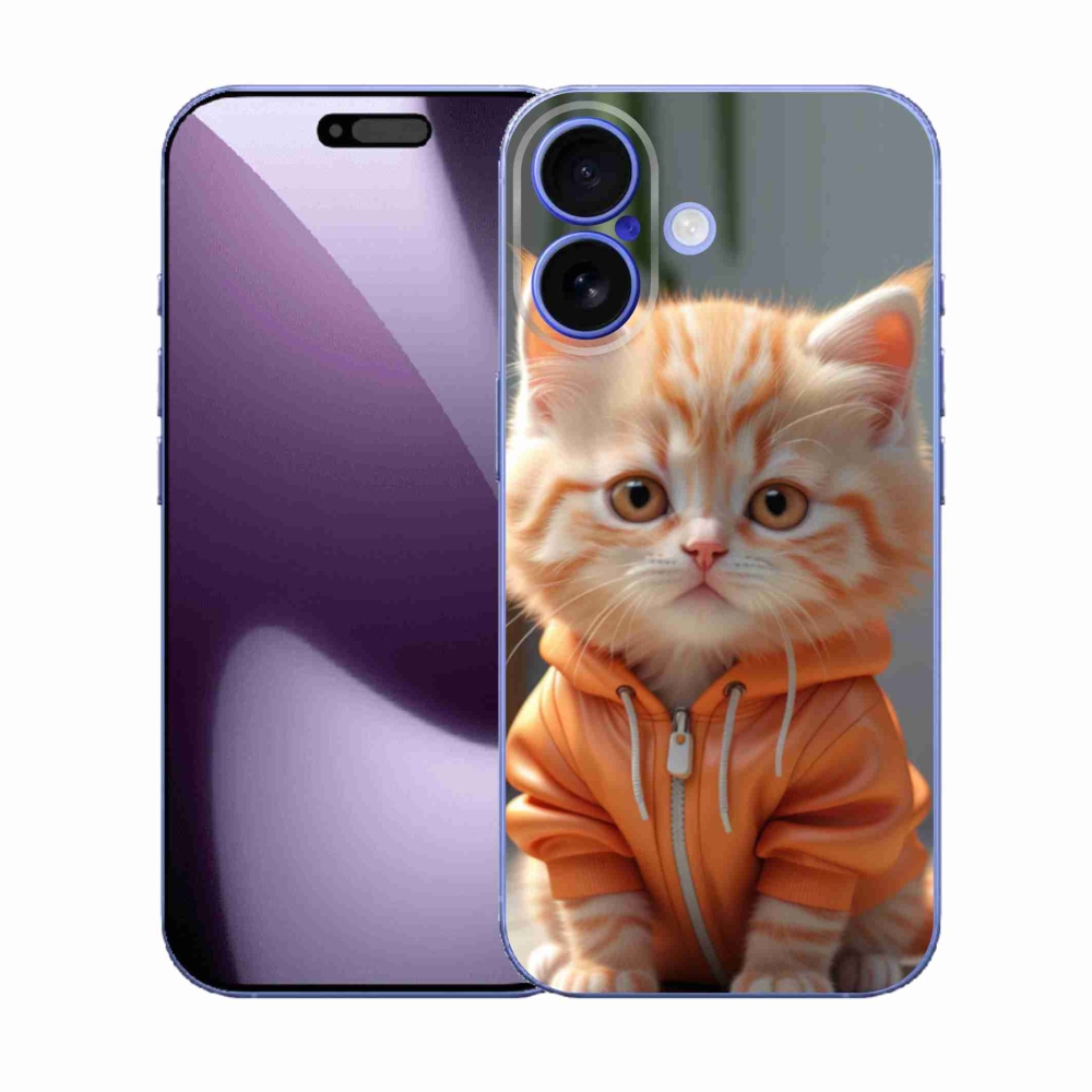 Gél borítás mmCase iPhone 17 készülékhez - cica melegítőben