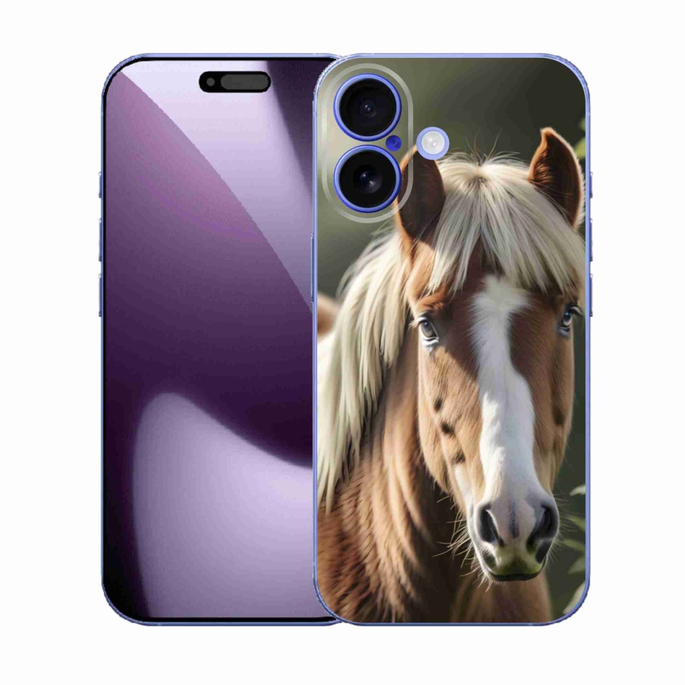 mmCase gél tok az iPhone 17-hez – világos sörényű ló