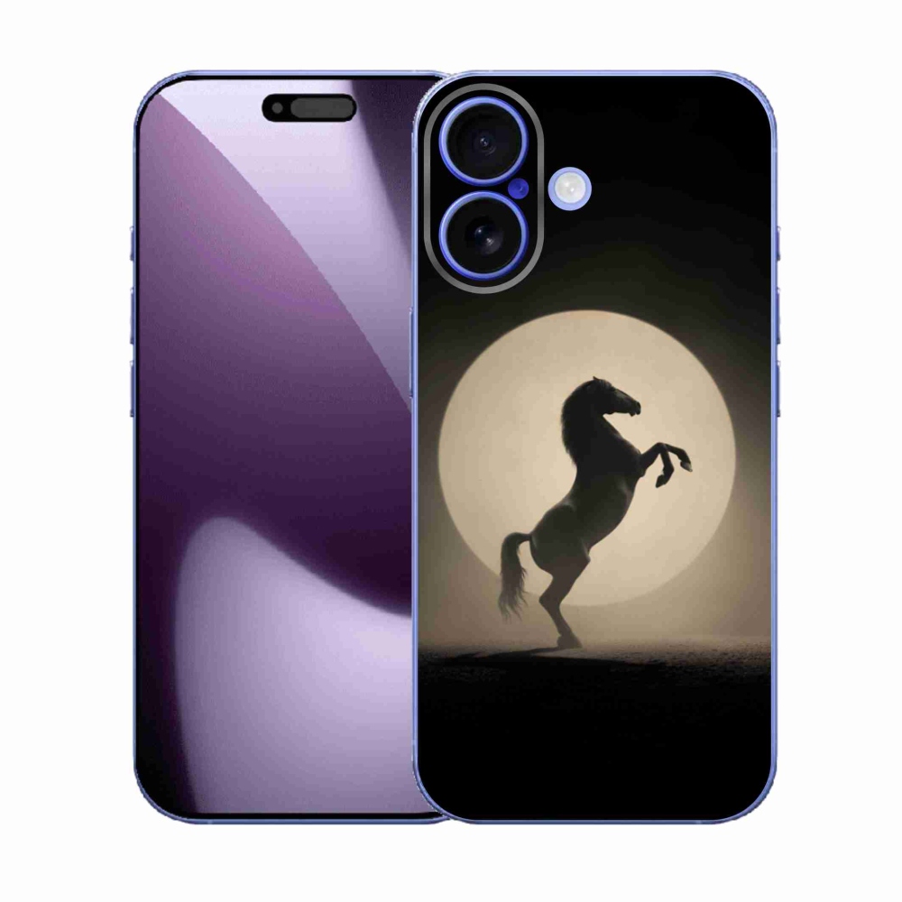 Zselés borítás mmCase iPhone 17 készülékhez - ló sziluettben