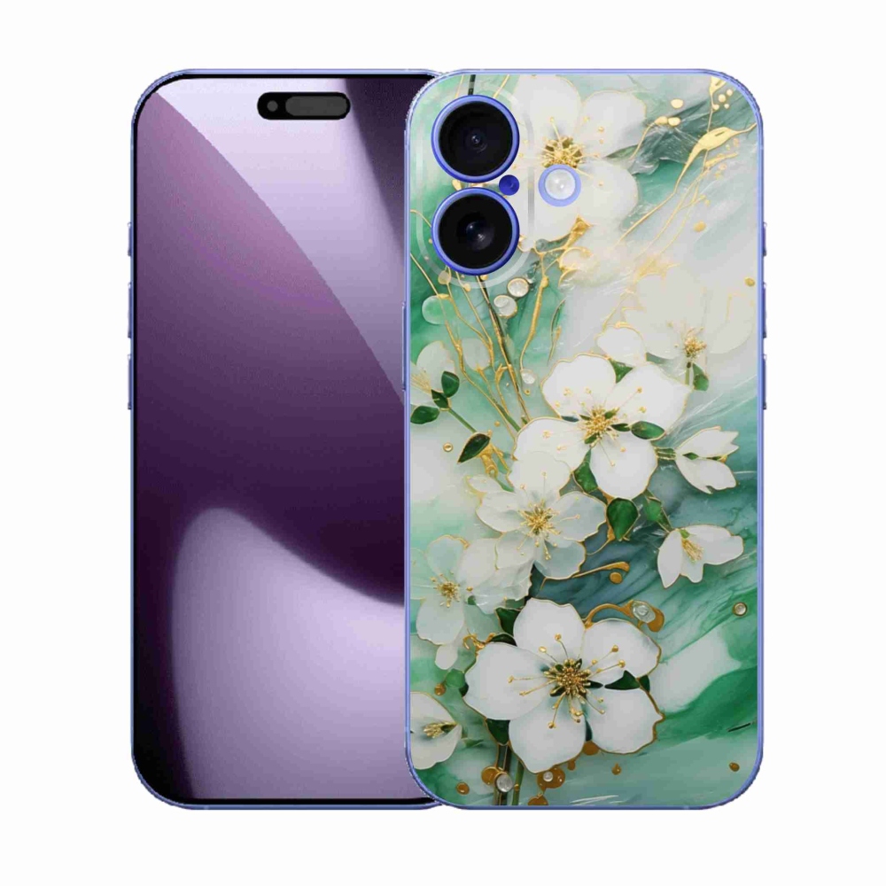 Gél borítás mmCase iPhone 17 készülékhez - finom virágok