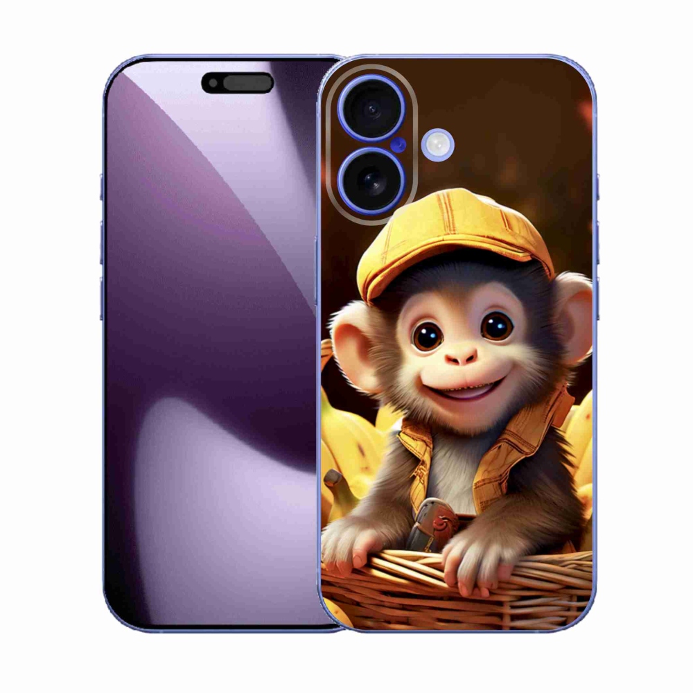 mmCase gél tok az iPhone 17-hez – majom a kosárban