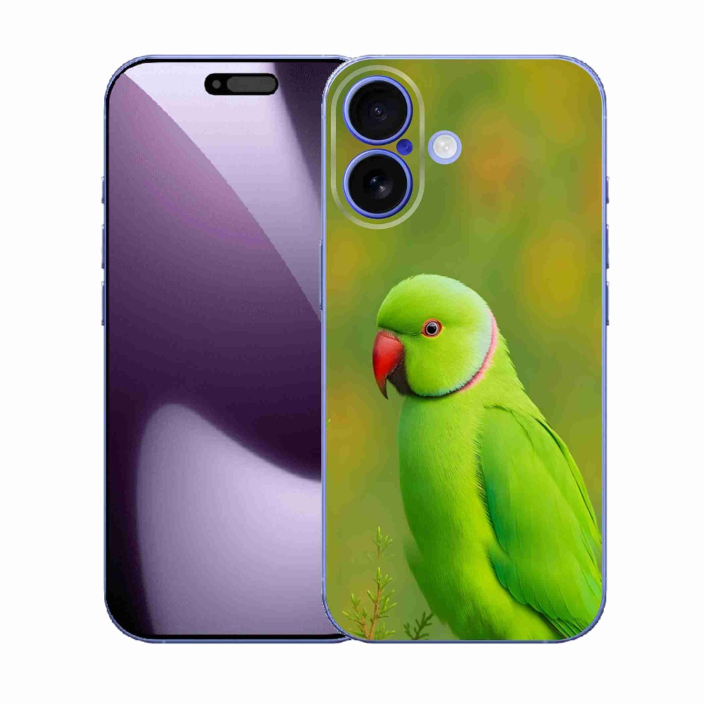 Zselés borítás mmCase iPhone 17 készülékhez - papagáj alexander 2