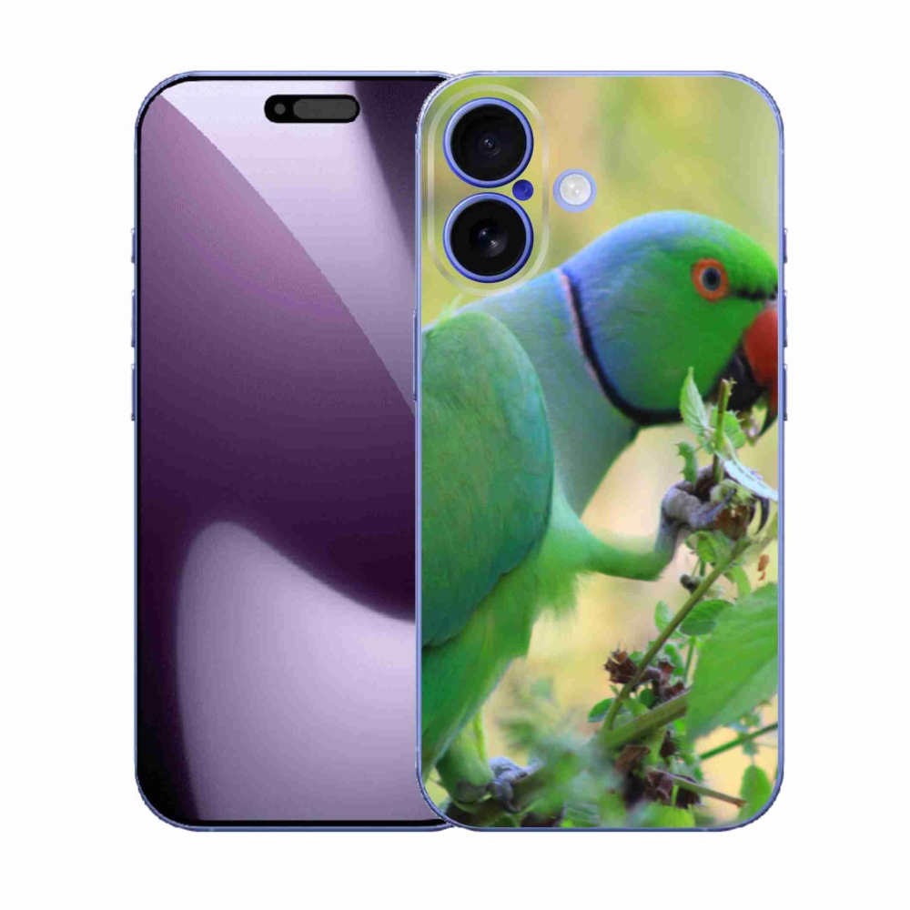 Zselés borítás mmCase iPhone 17 készülékhez - papagáj alexandr