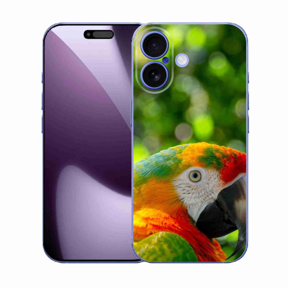 Zselés borítás mmCase iPhone 17 készülékhez - papagáj ara 3