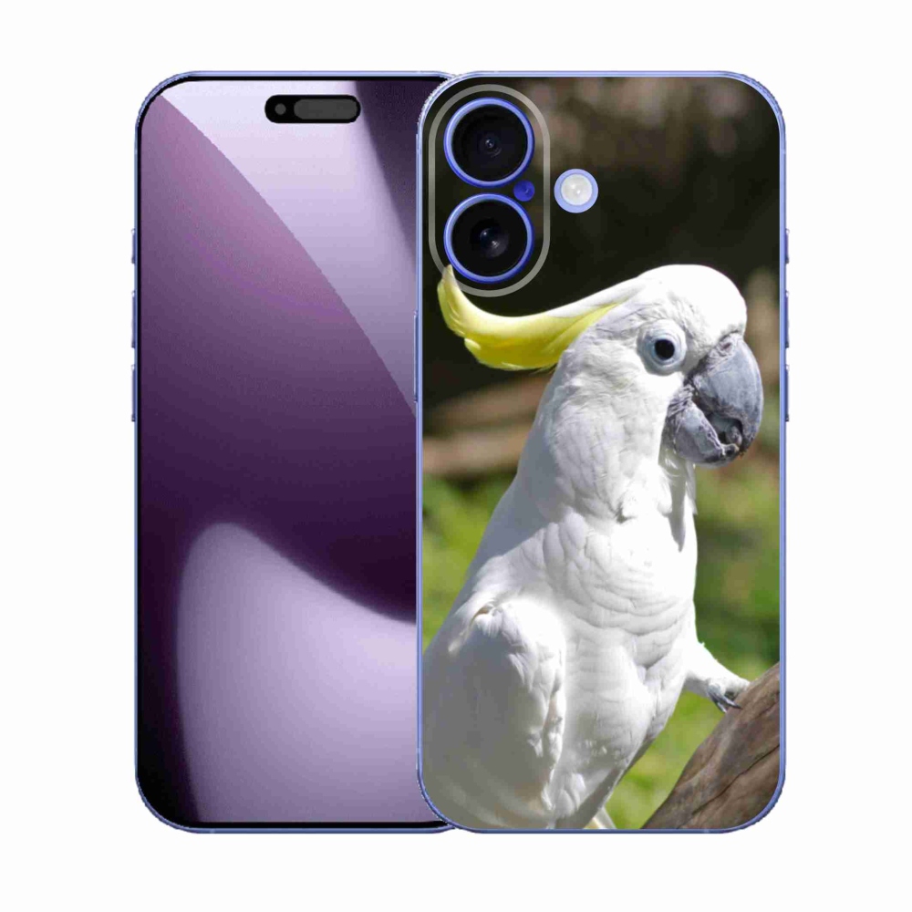 Zselés borítás mmCase iPhone 17 készülékhez - papagáj kakadu 2