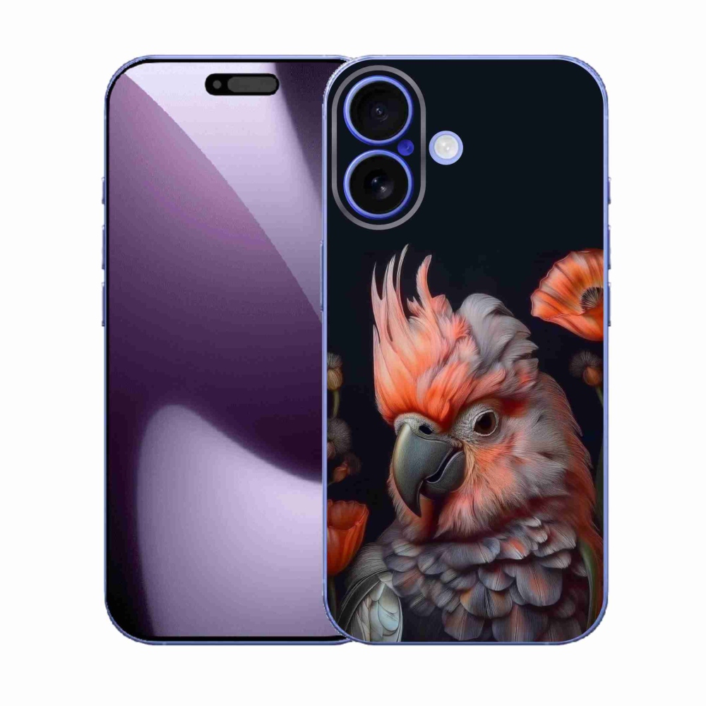 mmCase gél tok az iPhone 17-hez – színes kakadu papagáj