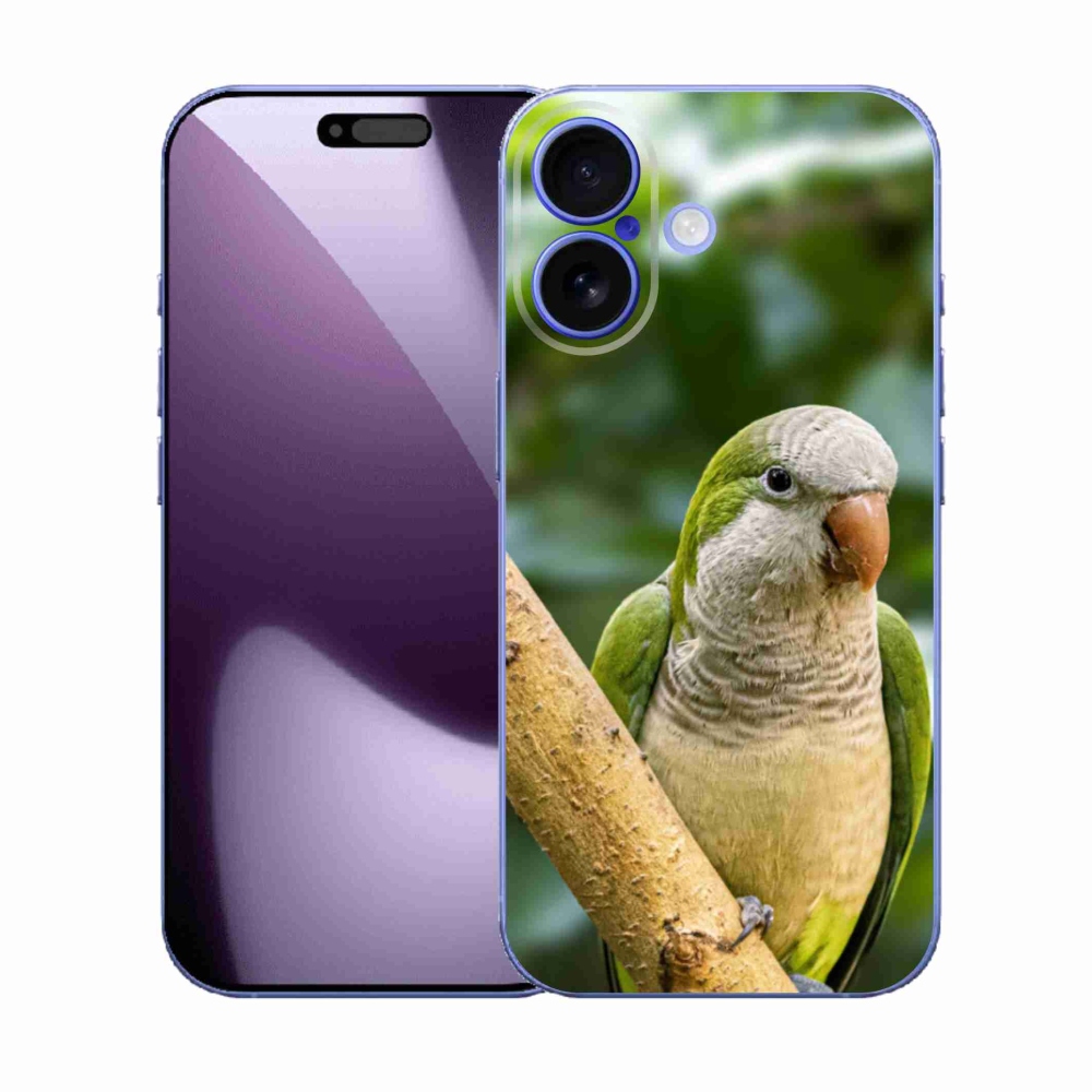 Zselés borítás mmCase iPhone 17 készülékhez - papagáj