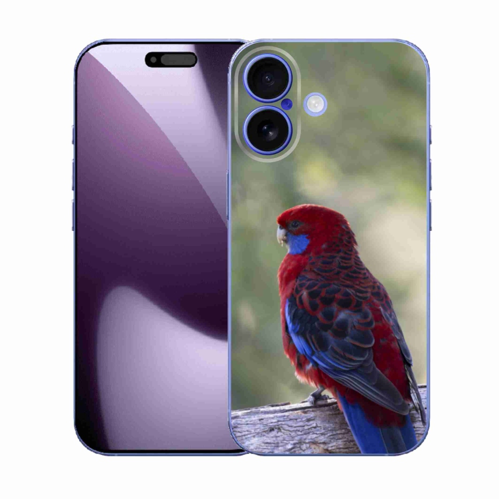 Zselés borítás mmCase iPhone 17 készülékhez - papagáj rosela