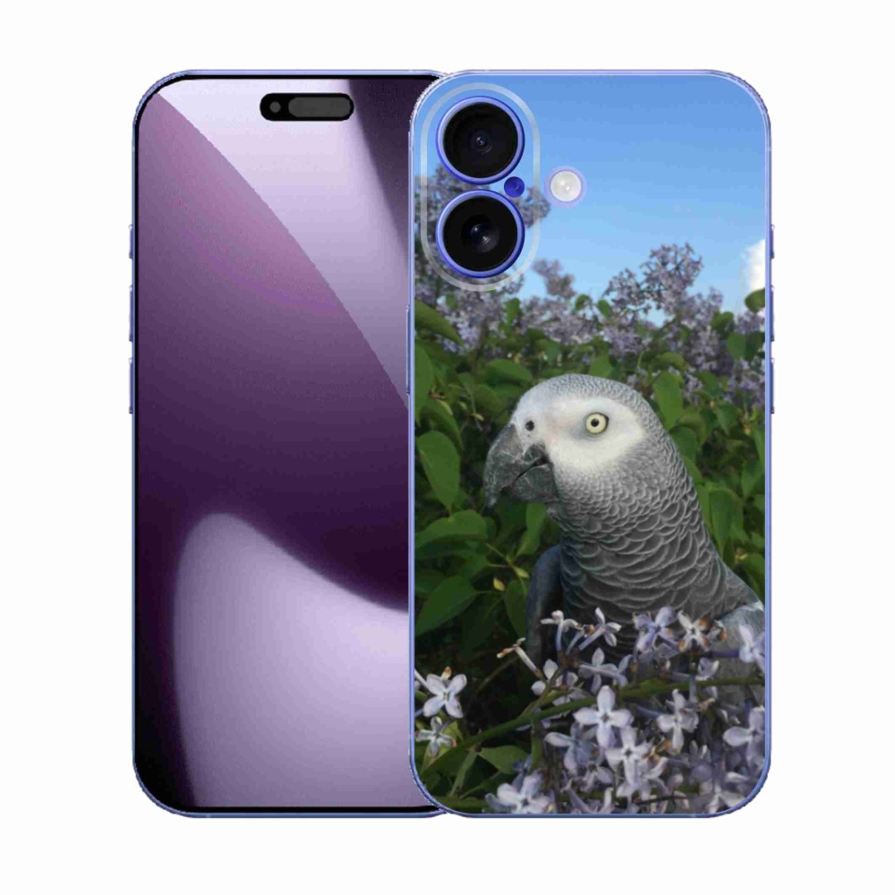 Zselés borítás mmCase iPhone 17 készülékhez - papagáj