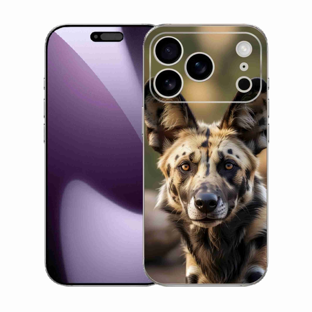 mmCase gél tok az iPhone 17 Pro-hoz – afrikai vadkutya