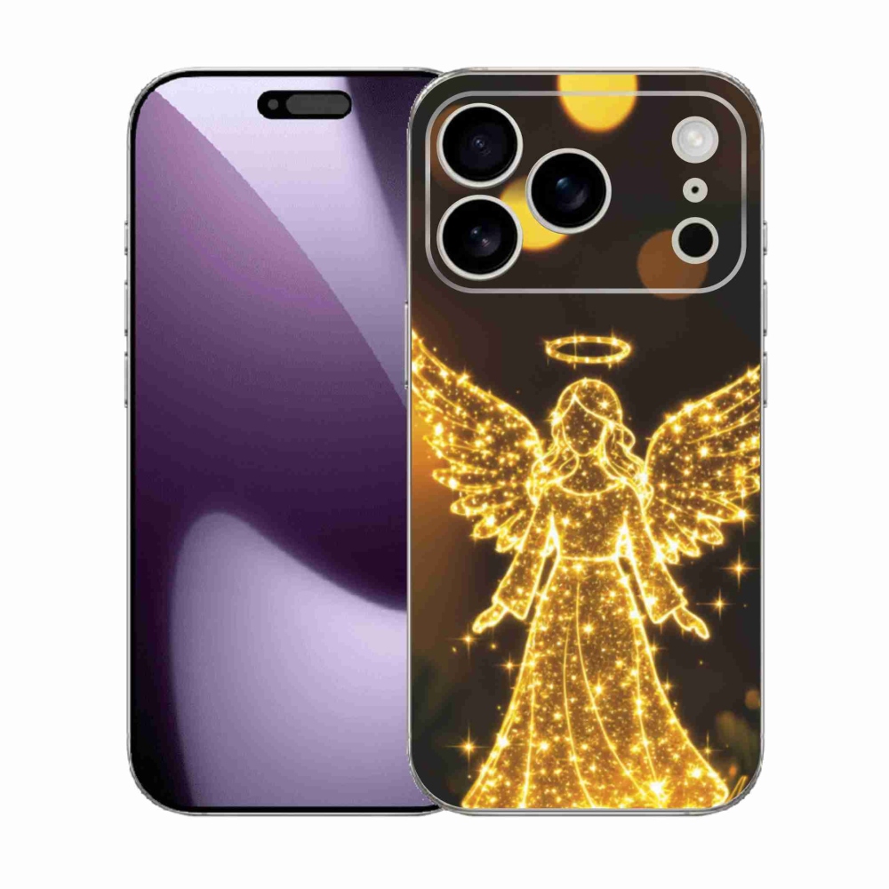 Zselés borítás mmCase iPhone 17 Pro készülékhez - angyalka
