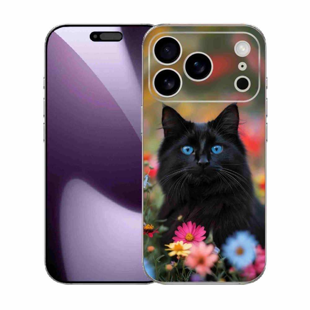 mmCase gél tok az iPhone 17 Pro-hoz – fekete cica 4